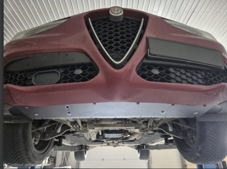 Scut aluminiu motor Alfa Romeo Stelvio 2016 - prezent model 1 [7]