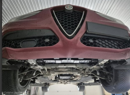 Scut aluminiu motor Alfa Romeo Stelvio 2016 - prezent model 1 [6]