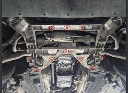 Scut aluminiu motor Alfa Romeo Stelvio 2016 - prezent model 2 [2]