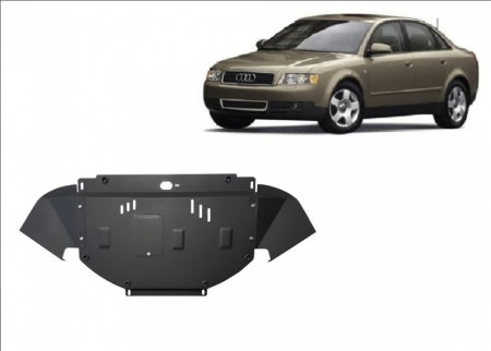 Scut metalic motor radiator și bară față oțel Audi A4 B6 1.9 TDI [1]