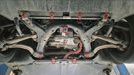 Scut motor metalic fata Tesla Model Y Juniper AWD 2024-2026 [3]