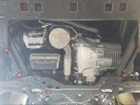 Scut motor metalic Fiat Doblo 2023 - 2025 [3]