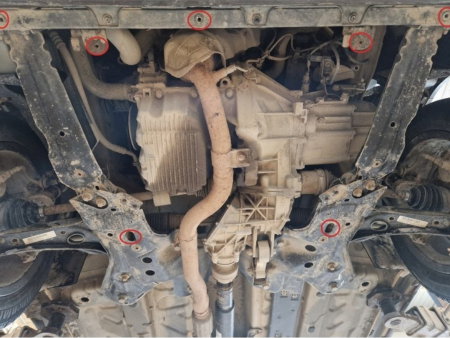Scut motor metalic Fiat Panda 4x2 2011 - prezent [3]