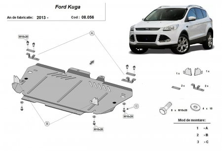 Scut motor metalic Ford Kuga dupa 2013 [0]