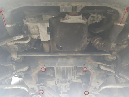 Scut Motor Metalic Oțel Protecție Frontală Skoda Superb (2001-2008) 1.8 & 1.9 TDI [2]