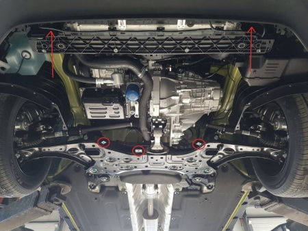 Scut motor metalic Hyundai Kona 2018 - 2023 [3]
