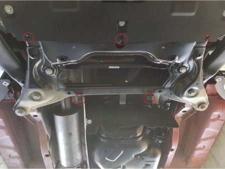 Scut motor cutie viteze radiator otel 2mm Mercedes Sprinter FWD 2018-2025 Karmaster 14.097 [3]
