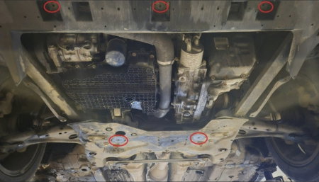 Scut Metalic Motor, Cutie și Radiator Peugeot 3008 (2017+) - Model 2 [3]