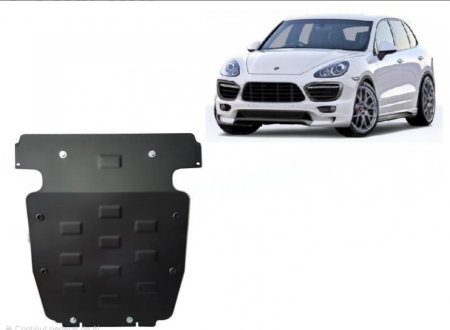 Scut motor metalic Porsche Cayenne 2002-2017, oțel 3mm, cod 27.190 - Karmaster.ro [1]