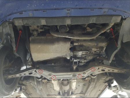 Scut Motor Metalic Oțel Skoda Fabia 1 (2000 - 2007) Diesel Karmaster (Cod 30.148) [2]