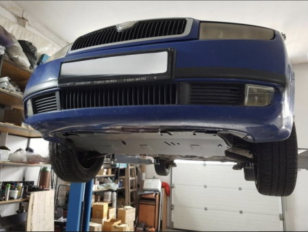 Scut Motor Metalic Oțel Skoda Fabia 1 (2000 - 2007) Diesel Karmaster (Cod 30.148) [6]