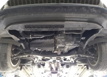 Scut Motor Metalic Oțel Skoda Karoq (2016-2025) Cutie Automată DSG - Protecție 2mm cu Fereastră Vizitare Ulei [2]