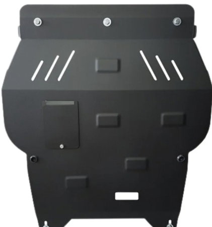 Scut Motor Metalic Oțel Skoda Octavia Tour (1998-2010) - Protecție Integrală 2mm cu Jug, Suporturi și Fereastră Ulei [1]
