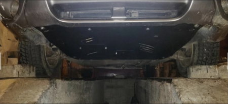 Scut motor metalic oțel 3mm Subaru Forester 2 2002 - 2008 protecție cutie de viteze Karmaster [5]