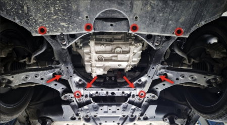 Scut motor metalic oțel 2mm Toyota BZ4X (2022 - 2026) - Karmaster.ro [3]