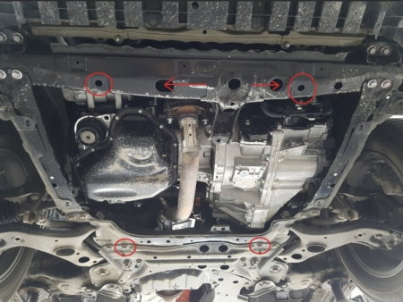 Scut metalic motor, cutie viteză și radiator Toyota RAV 4 (2013 - 2018) – Oțel 2mm [3]