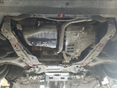 Scut Motor Metalic Volvo V60 (2010 - 2018) Protecție Profesională 2mm Karmaster [3]