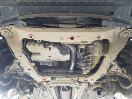 Scut motor metalic oțel 2mm Volvo XC90 2002-2014 cod 28.189 karmaster.ro [3]