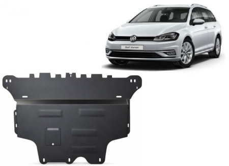 Scut Motor Metalic VW Golf 7 2012-2019 Protecție Profesională DSG Radiator Bară Fereastră Ulei Karmaster [1]