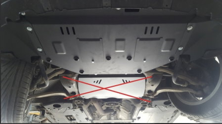 Scut Motor Metalic VW Passat V6 2.5 TDI 1997-2005 Protecție Profesională Radiator Bară Oțel 2mm Karmaster [7]