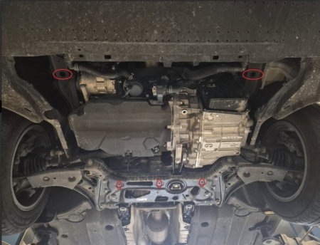 Scut Motor Metalic VW Passat B8 2014-2023 Cutie Manuală Protecție Profesională Motor Cutie Radiator Bară Față Karmaster [4]