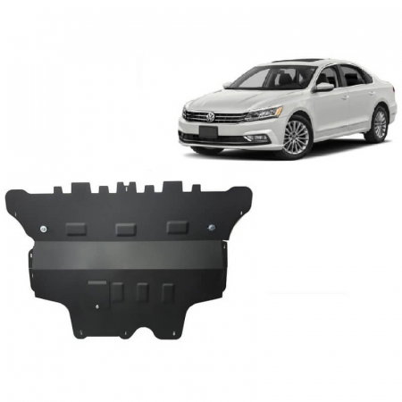 Scut Motor Metalic VW Passat B8 2014-2023 Cutie Manuală Protecție Profesională Motor Cutie Radiator Bară Față Karmaster [1]