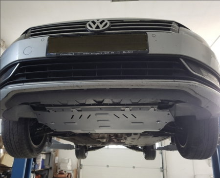 Scut Motor Metalic VW Passat CC 2008-2016 Protecție Profesională Motor Cutie Radiator Bară Față Karmaster [7]