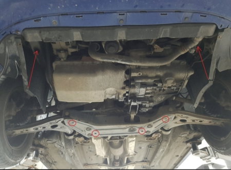 Scut Motor Metalic VW Polo 9N Benzină (2003 - 2009), Oțel 2mm - Cod 30.142 [3]