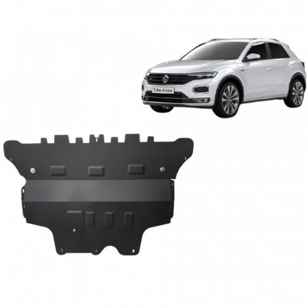Scut Motor Metalic VW T-Roc Cutie Manuală (2017 - 2026) – Protecție Profesională 2mm [1]