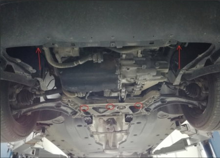 Scut Motor Metalic VW Tayron (2018 - 2026) – Protecție Profesională 2mm [4]