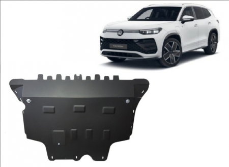 Scut Motor Metalic VW Tayron (2018 - 2026) – Protecție Profesională 2mm [1]