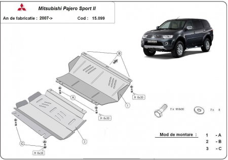 Scut-motor-metalic-Mitsubishi-Pajero-Sport-2-dupa-2007-karmaster-ro-15-099 [0]