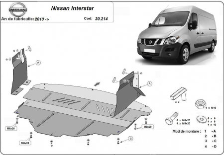 Scut motor Nissan Interstar - Scut-Motor-Metal-Nissan-Interstar-2010-2022-Karmaster-30214