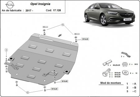 Scut-Motor-Metalic-Opel-Insignia-B-2017-2022-9kg [0]