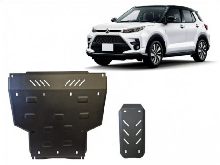 Scuturi metalice - Set Scuturi Oțel 2mm Suzuki SX4 (2023+) - Protecție Motor și Diferențial Spate