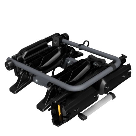 Suport 2 biciclete Peruzzo Pure Instinct 708W compatibil cu biciclete electrice cu prindere pe carligul de remorcare, Anthracite Grey [1]