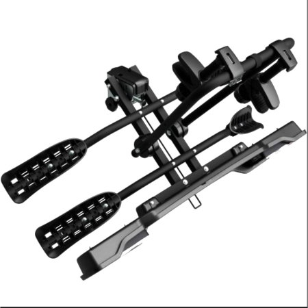 Suport 2 biciclete Peruzzo Siena 668E compatibil cu biciclete electrice cu prindere pe carligul de remorcare, Negru Mat [3]