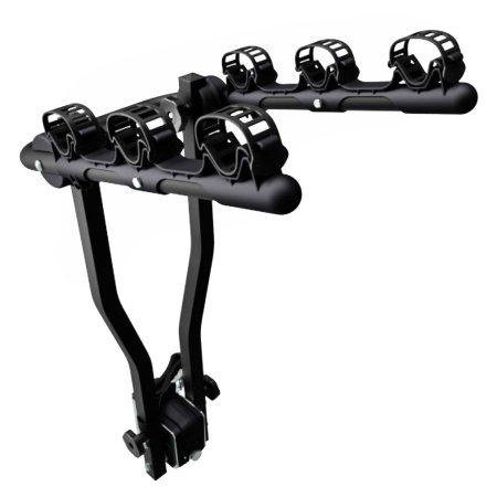Suport 3 biciclete Peruzzo Arezzo 667/3N cu prindere pe carligul de remorcare, Negru [0]