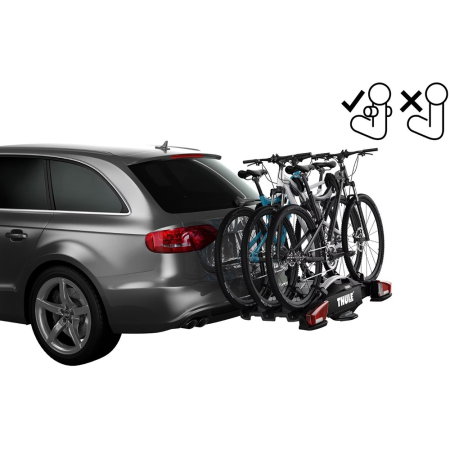 Suport 3 biciclete Thule VeloCompact F cu prindere pe carligul de remorcare de tip FIX4BIKE [1]