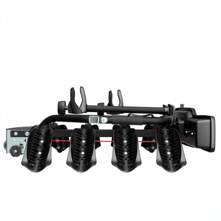 Suport 4 biciclete Peruzzo Siena 668/4N cu prindere pe carligul de remorcare, Negru [3]
