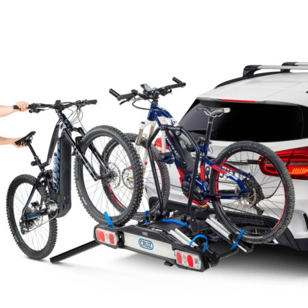 Suport biciclete Cruz Pivot eBike R3 940-509 cu prindere pe carligul de remorcare, pentru 2 biciclete electrice, 13 pini [3]