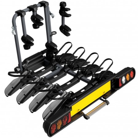 Suporturi biciclete - Suport biciclete Peruzzo Pure Instinct 708/4 cu prindere pe carligul de remorcare - pentru 4 biciclete