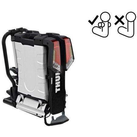 Suport biciclete Thule EasyFold XTF 2 cu prindere pe carligul de remorcare (13 pini) - pentru 2 biciclete [1]