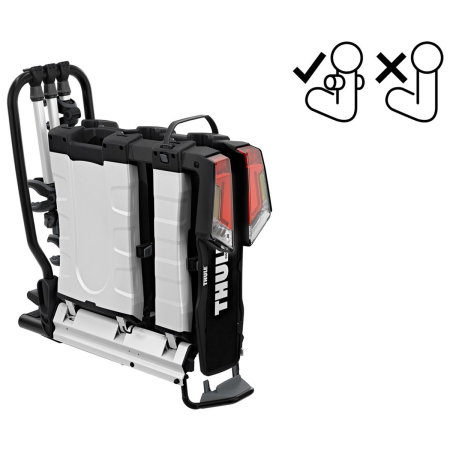 Suport biciclete Thule EasyFold XTF 3 cu prindere pe carligul de remorcare (13pini)- pentru 3 biciclete [1]