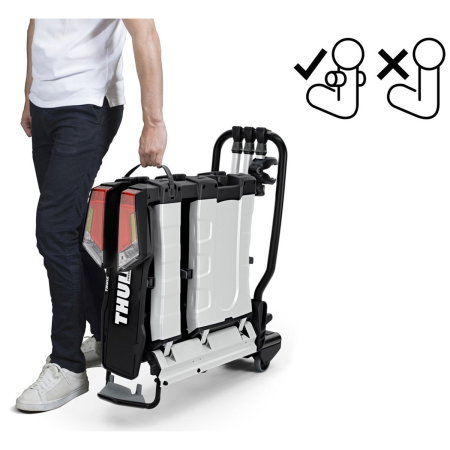 Suport biciclete Thule EasyFold XTF 3 cu prindere pe carligul de remorcare (13pini)- pentru 3 biciclete [3]