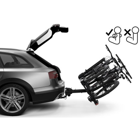 Suport biciclete Thule EasyFold XTF 3 cu prindere pe carligul de remorcare (13pini)- pentru 3 biciclete [2]