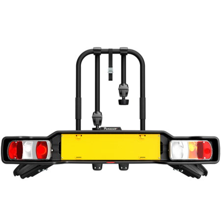 Suport pentru 3 biciclete, Peruzzo Parma 706/3, Negru, cu prindere pe carligul de remorcare [2]