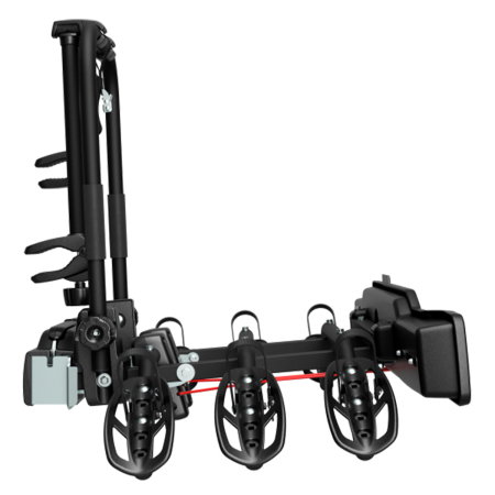 Suport pentru 3 biciclete, Peruzzo Parma 706/3, Negru, cu prindere pe carligul de remorcare [4]