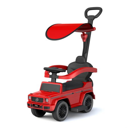 Premergatoare - Premergator pentru copii, masinuta cu parasolar Mercedes G350d, 1-3 ani, echipat Premium, rosu