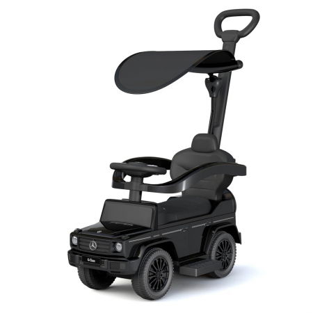 Premergatoare - Premergator pentru copii, masinuta cu parasolar Mercedes G350d, 1-3 ani, echipat Premium, negru